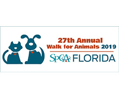 SPCA Florida Walk for Animals logo on RaceRaves