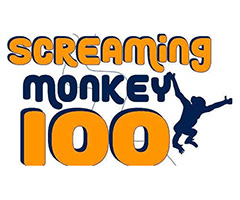 Screaming Monkey 100 logo on RaceRaves