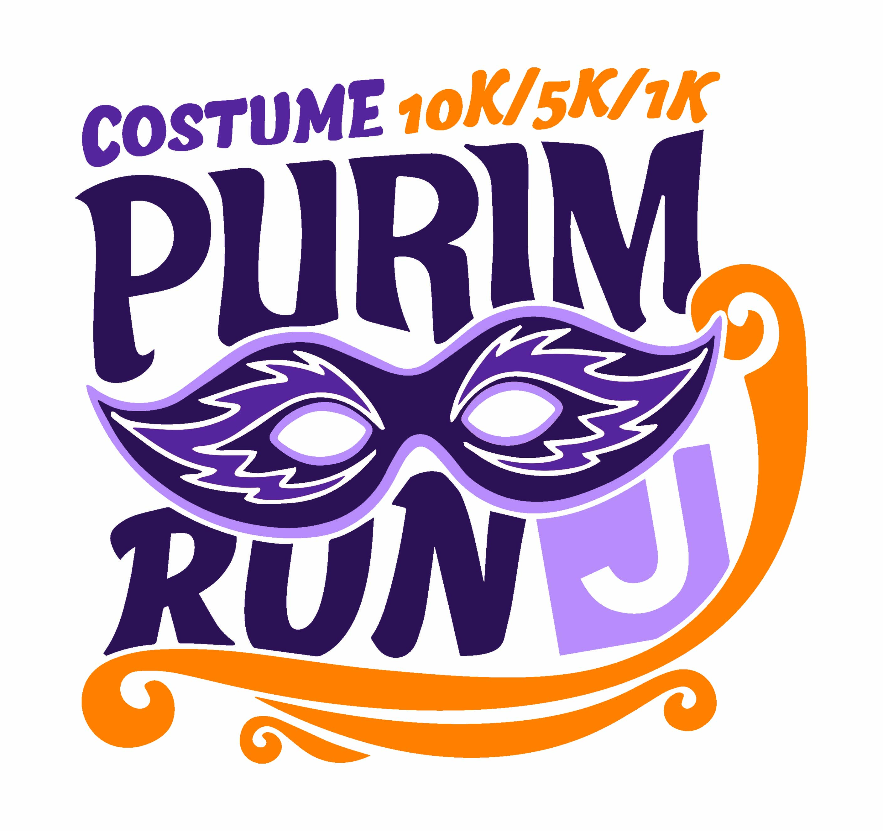 Purim Costume Run logo on RaceRaves