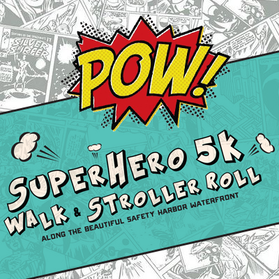 SuperHero 5K, Walk & Stroller Roll logo on RaceRaves