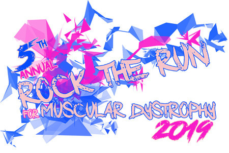Rock the Run for Muscular Dystrophy logo on RaceRaves