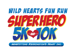 Wild Hearts Fun Run Superhero 10K & 5K logo on RaceRaves