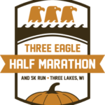 Three Eagle Half Marathon & 5K logo on RaceRaves