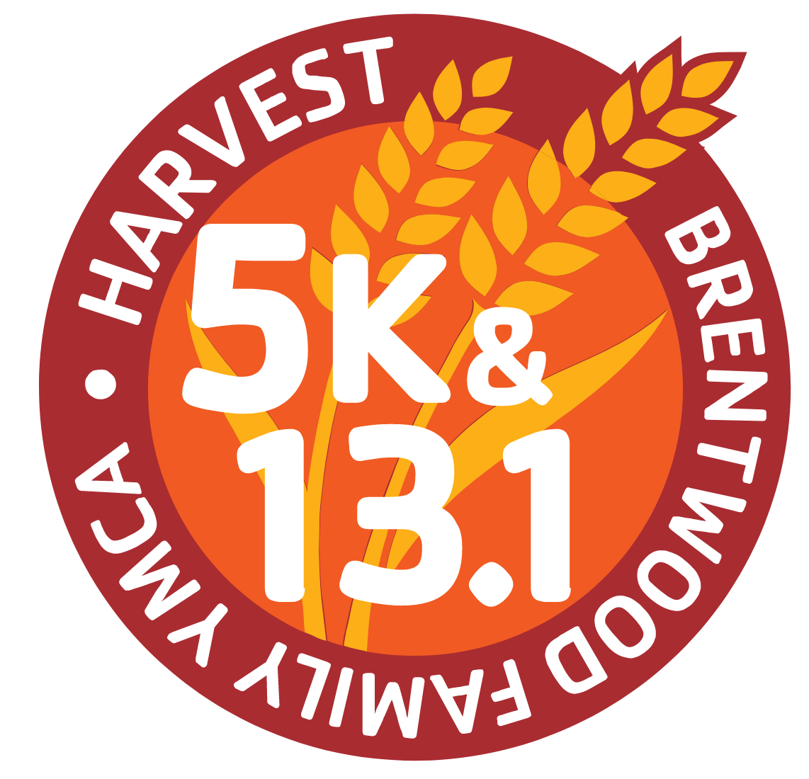 Harvest Half Marathon & 5K – Brentwood Family YMCA logo on RaceRaves