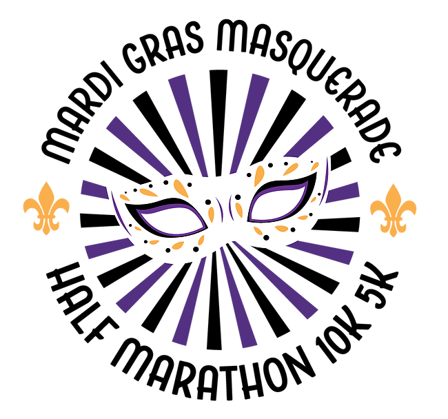 Mardi Gras Masquerade Half Marathon, 10K & 5K logo on RaceRaves