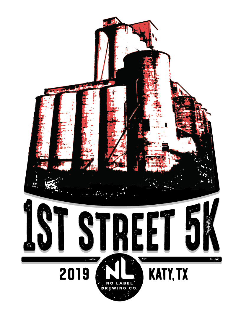 No Label Brewing 1st Street 5K Beer Run logo on RaceRaves