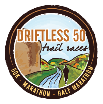 Driftless 50 Trail Races logo on RaceRaves