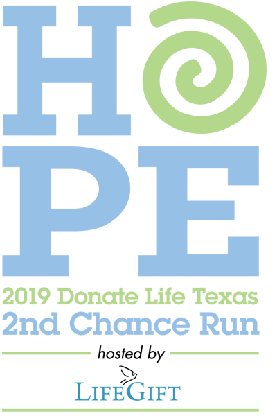 Donate Life Texas 2nd Chance Run Fort Worth logo on RaceRaves