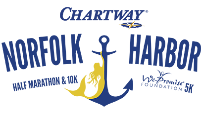 Chartway Norfolk Harbor Half Marathon, 10K & We Promise 5K logo on RaceRaves