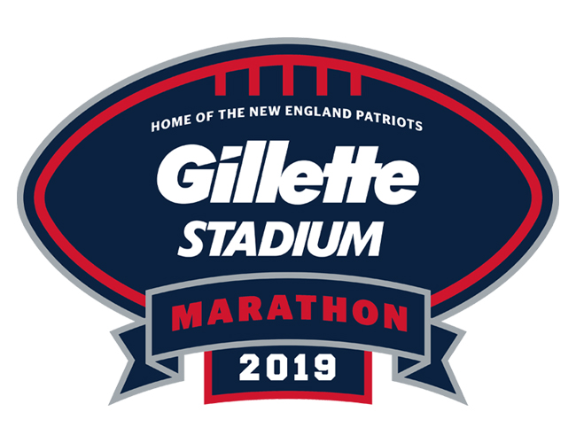 Gillette Stadium Marathon logo on RaceRaves