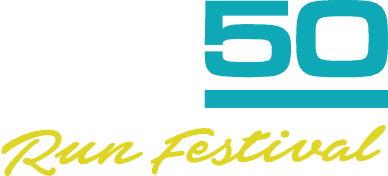 Gold Coast 50 Run Festival logo on RaceRaves
