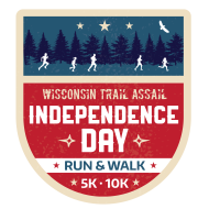 Wisconsin Trail Assail Independence Day Run logo on RaceRaves