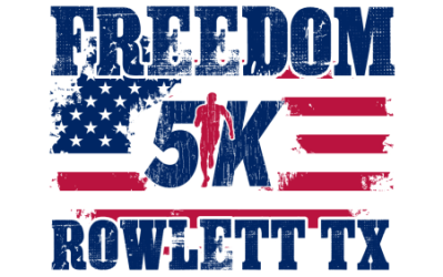 Rowlett Freedom 5K logo on RaceRaves