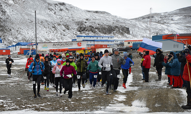 Antarctica Marathon course photo