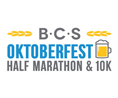 BCS Oktoberfest Half Marathon & 10K logo on RaceRaves