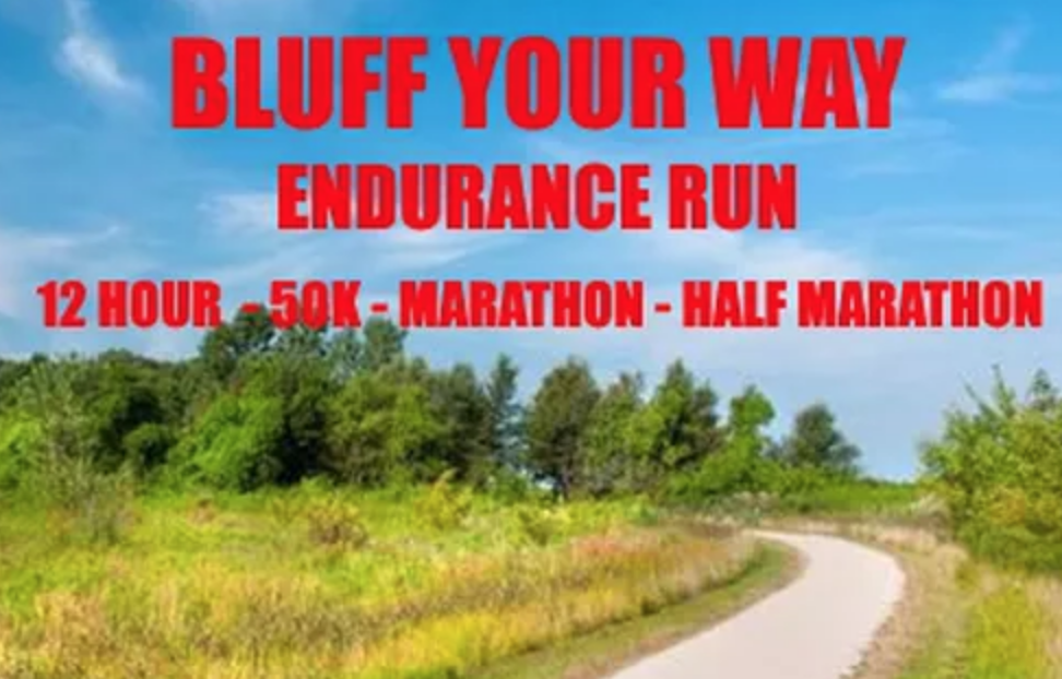 Bluff Your Way 12 Hr Endurance Run logo on RaceRaves