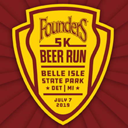 Founders 5K Beer Run logo on RaceRaves
