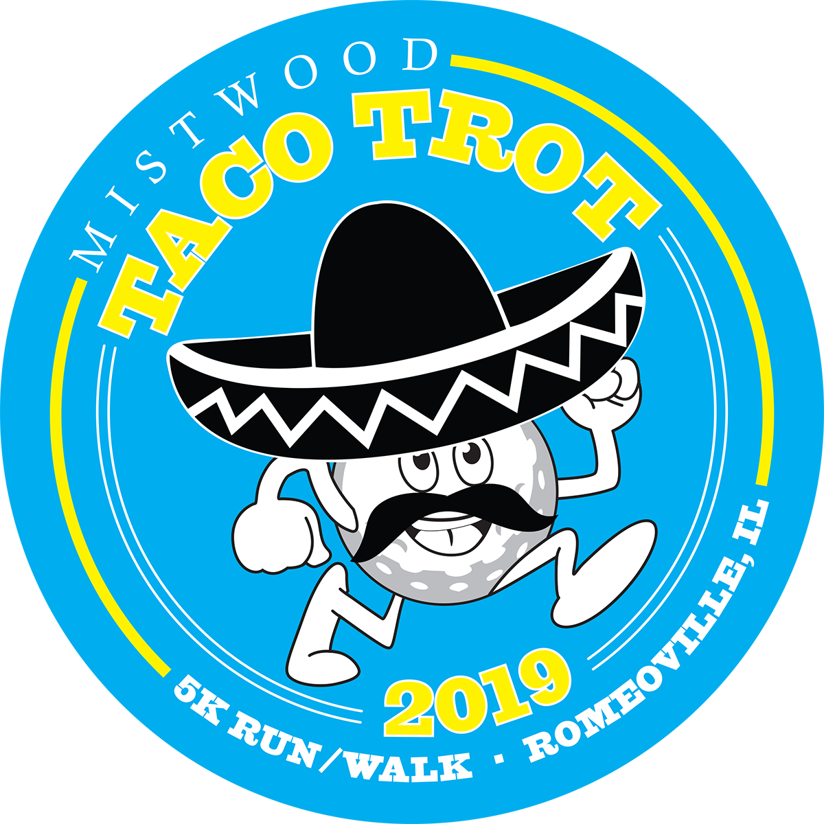 Mistwood Taco Trot logo on RaceRaves