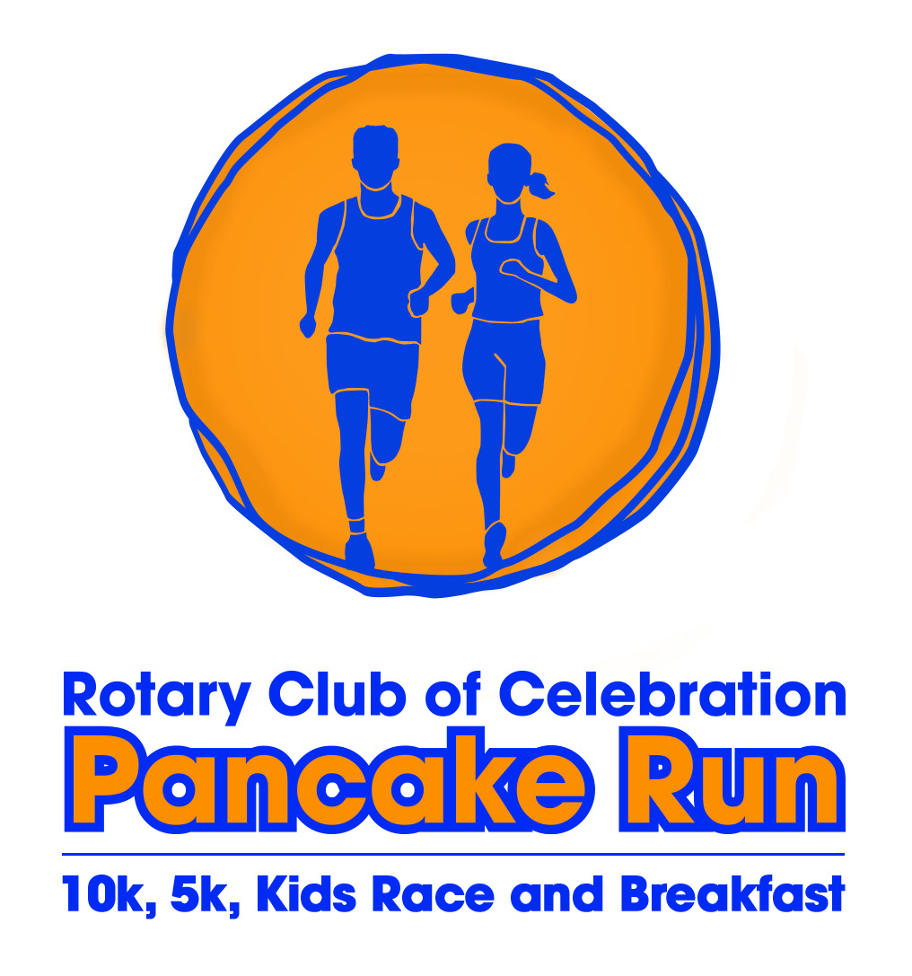 Celebration Rotary Club Pancake 10K & 5K logo on RaceRaves