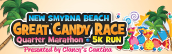 Great Candy Race Quarter Marathon and 5K logo on RaceRaves