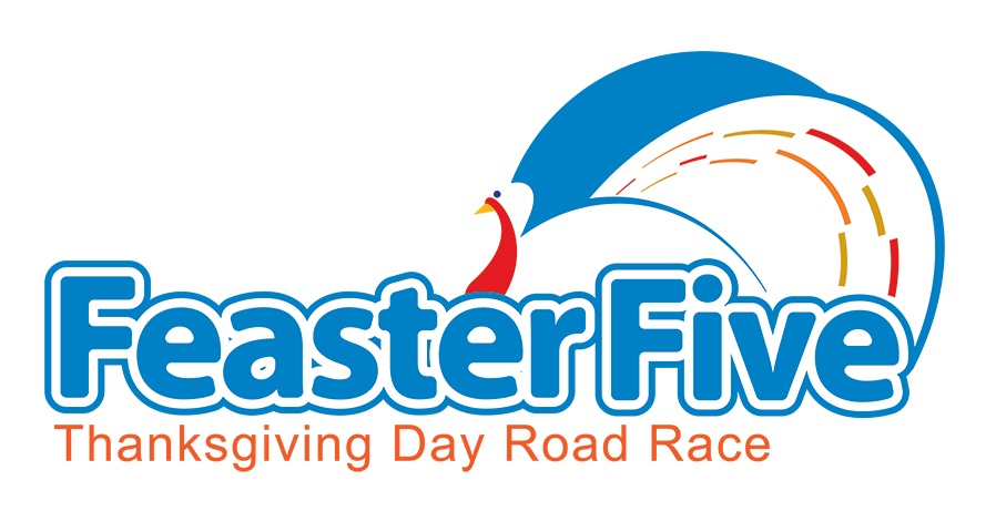 Feaster Five Thanksgiving Day Road Race logo on RaceRaves