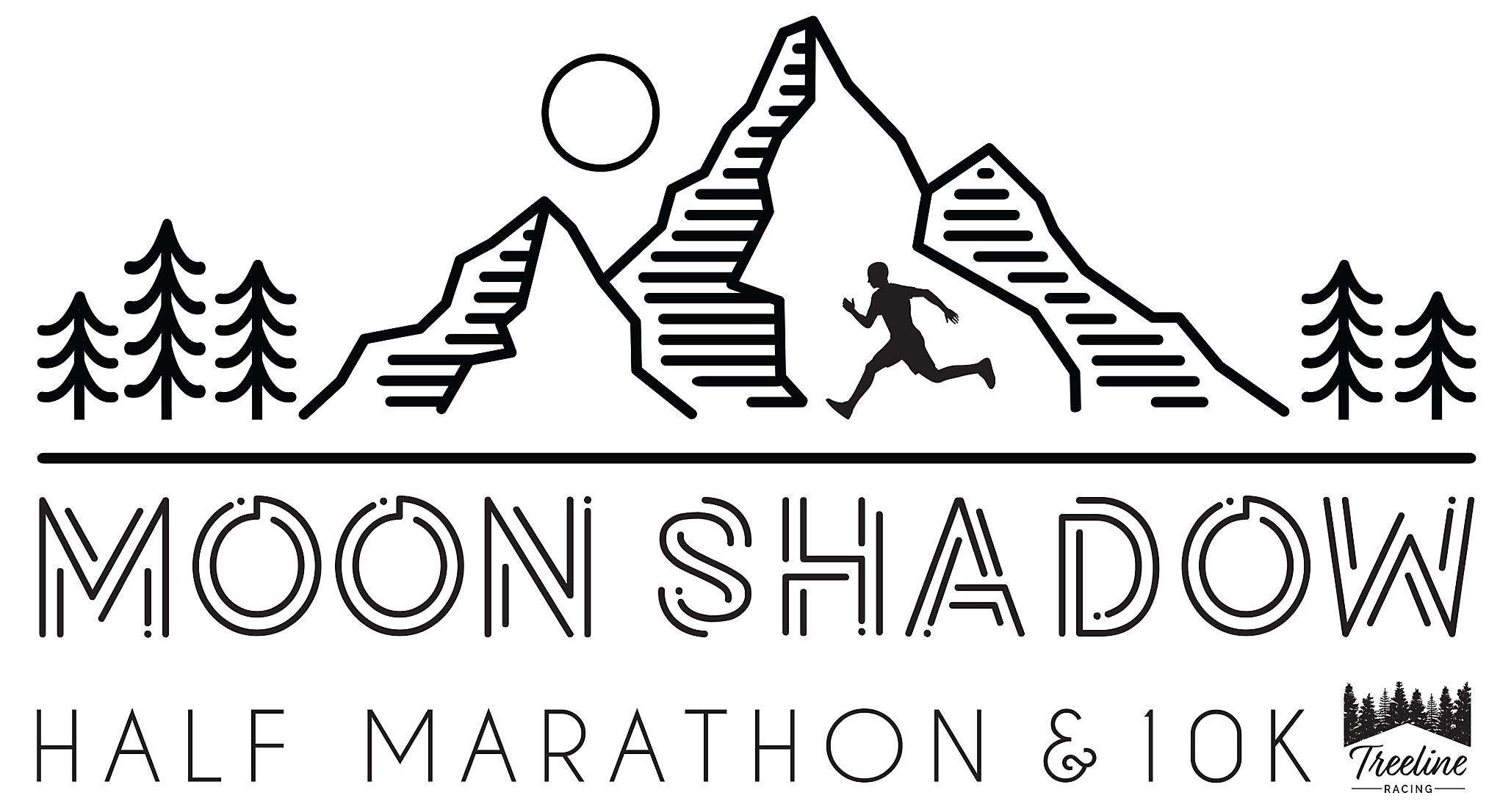 Moonshadow Half Marathon & 10K logo on RaceRaves