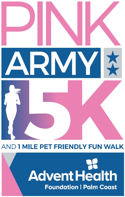 Pink Army 5K Run logo on RaceRaves
