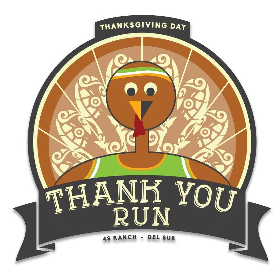 Thanksgiving Day Thank You Run logo on RaceRaves