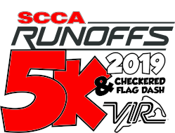 SCCA Runoffs 5K & Checkered Flag Dash logo on RaceRaves
