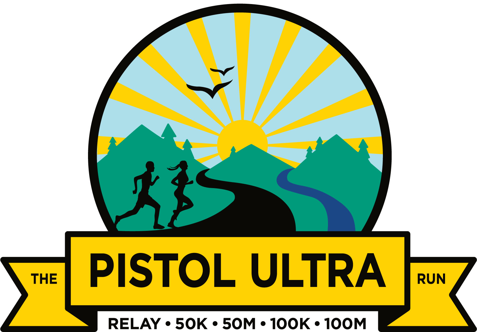 The Pistol Ultra Run logo on RaceRaves