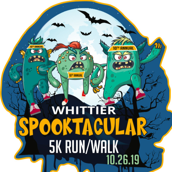 Whittier Spooktacular 5K logo on RaceRaves