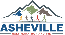 Asheville Half Marathon and 10K logo on RaceRaves