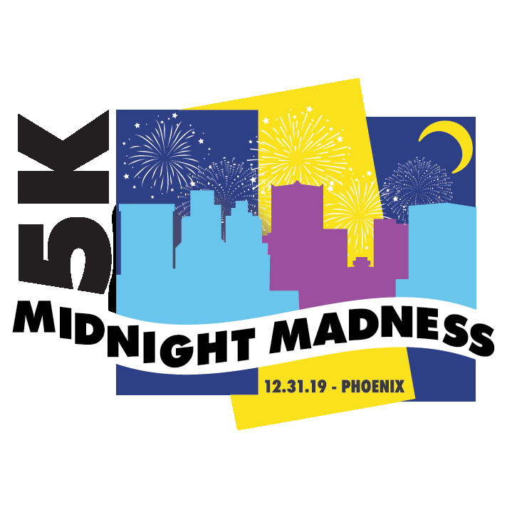 Midnight Madness 5K logo on RaceRaves