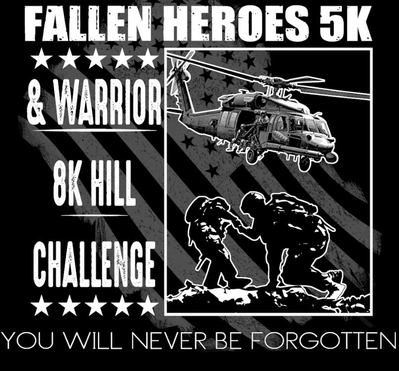 Warrior 8K Hill Challenge & Fallen Heroes 5K logo on RaceRaves