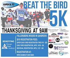 Beat the Bird 5K logo on RaceRaves