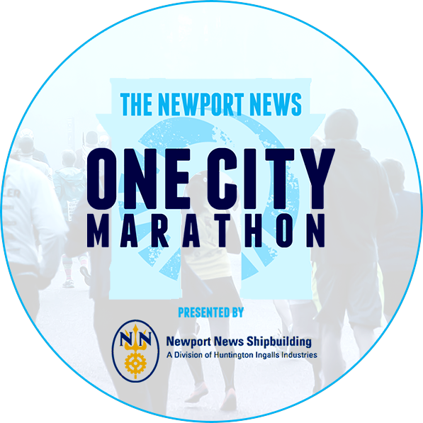 Newport News One City Marathon logo on RaceRaves