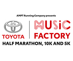 Toyota Music Factory Half Marathon, 10K & 5K logo on RaceRaves