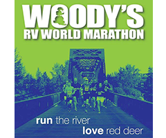 Woody’s RV World Marathon, Half Marathon & 10K logo on RaceRaves