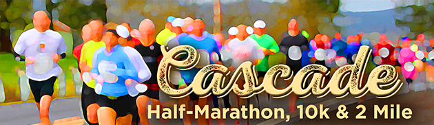 Cascade Half Marathon & 10K logo on RaceRaves