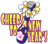 Cheers to New Year’s 5K Tampa logo on RaceRaves