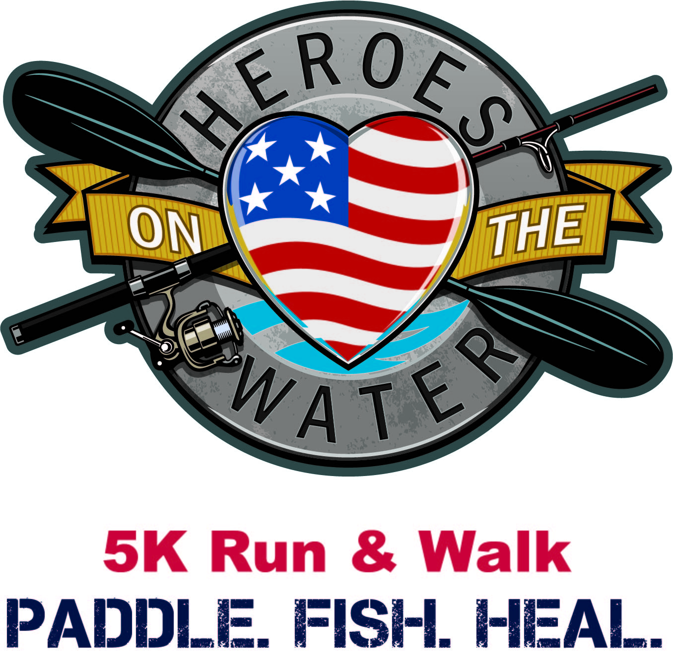 Heroes On The Water 5K logo on RaceRaves