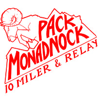 Pack Monadnock 10 Miler logo on RaceRaves