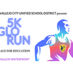 Glo Run Vallejo Race for Education logo on RaceRaves