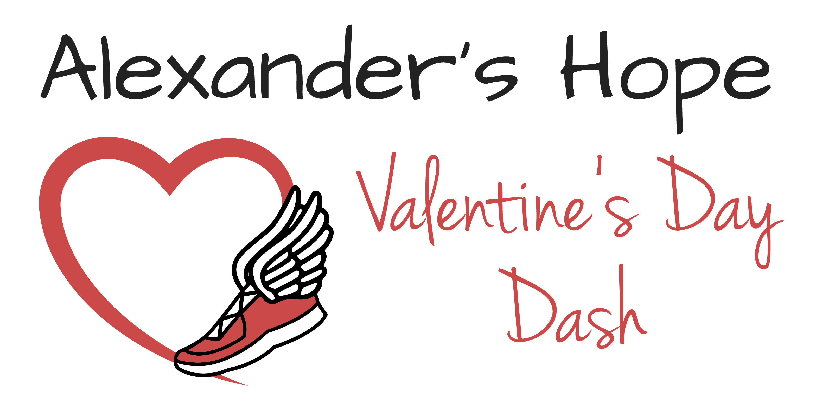 Alexander’s Hope Valentine’s Day Dash logo on RaceRaves