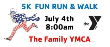 July 4th Firecracker 5K Family Fun Run logo on RaceRaves