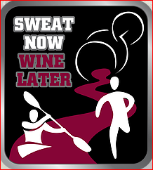 Sweat Now Wine Later Adventure Race logo on RaceRaves