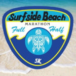 Surfside Beach Marathon and Half Marathon logo on RaceRaves