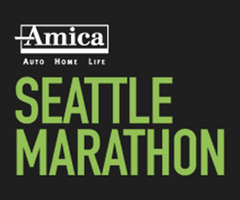 Amica Insurance Seattle Marathon logo on RaceRaves