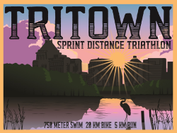 TriTown Sprint Triathlon logo on RaceRaves