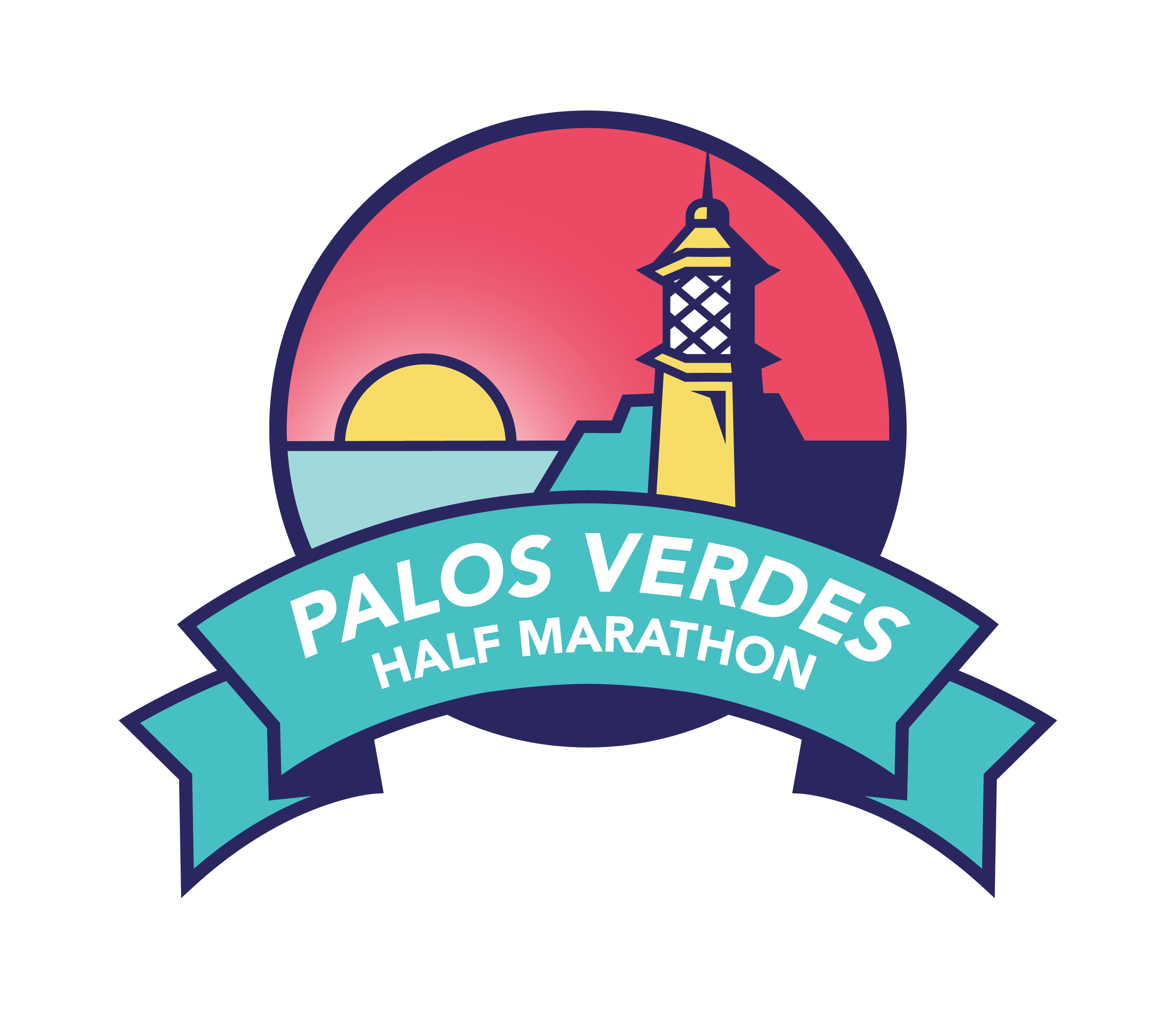 LaceUp Running Series Palos Verdes Half Marathon logo on RaceRaves